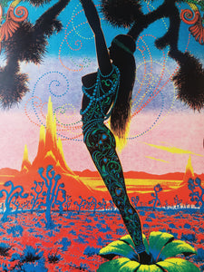 1970s Psychedelic Desert Poster