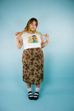Load image into Gallery viewer, Y2K Slinky Leopard Midi Skirt
