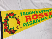 Load image into Gallery viewer, 1950s Tournament of Roses Pennant
