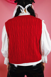 1990s Heartthrob Sweater Vest