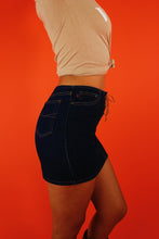Load image into Gallery viewer, Y2K Denim Lace Up Mini Skirt
