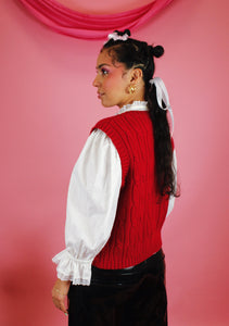 1990s Heartthrob Sweater Vest