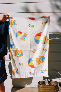 1980s Parachuting Teddy Pillowcase