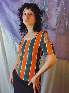 1990s Into Ruin Cutout Top