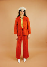 Load image into Gallery viewer, 1970s Pumpkin Pie Western Suit
