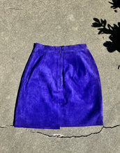 Load image into Gallery viewer, 1980s Indigo Suede Skirt
