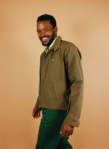 1980s Army Green Lacoste Jacket