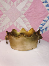 Load image into Gallery viewer, Brass Lion Head Planter
