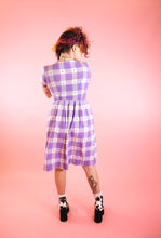 Load image into Gallery viewer, 1950s Lavender Picnic Dress
