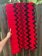 Load image into Gallery viewer, Gothic Hand Knit Throw Blanket
