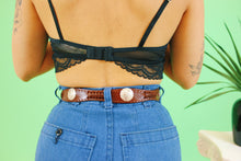 Load image into Gallery viewer, 1990s Brown Concho Belt

