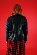 Load image into Gallery viewer, 1990s Jet Black Leather Jacket
