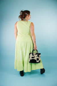 1990s Lime Cottage Maxi