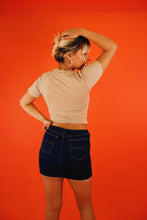 Load image into Gallery viewer, Y2K Denim Lace Up Mini Skirt
