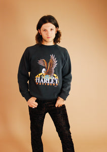 1980s Harley 3D Emblem Sweatshirt