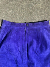 Load image into Gallery viewer, 1980s Indigo Suede Skirt
